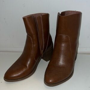 Brown Heeled Boots